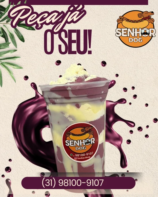 Vitamina de Açaí 500ml